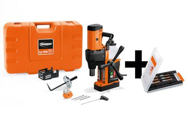 Fein Endurance Magnetic Base Drill up to 1-1/2 Inch with 6 Cutters