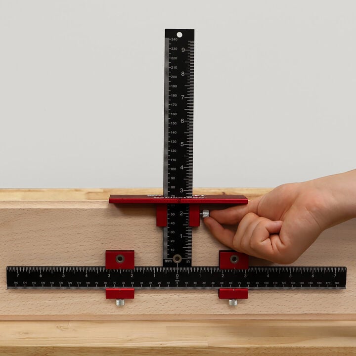 Milescraft CabinetPro 1-1/4 - 32 Inch Aluminum Hardware Installation Jig, large image number 12