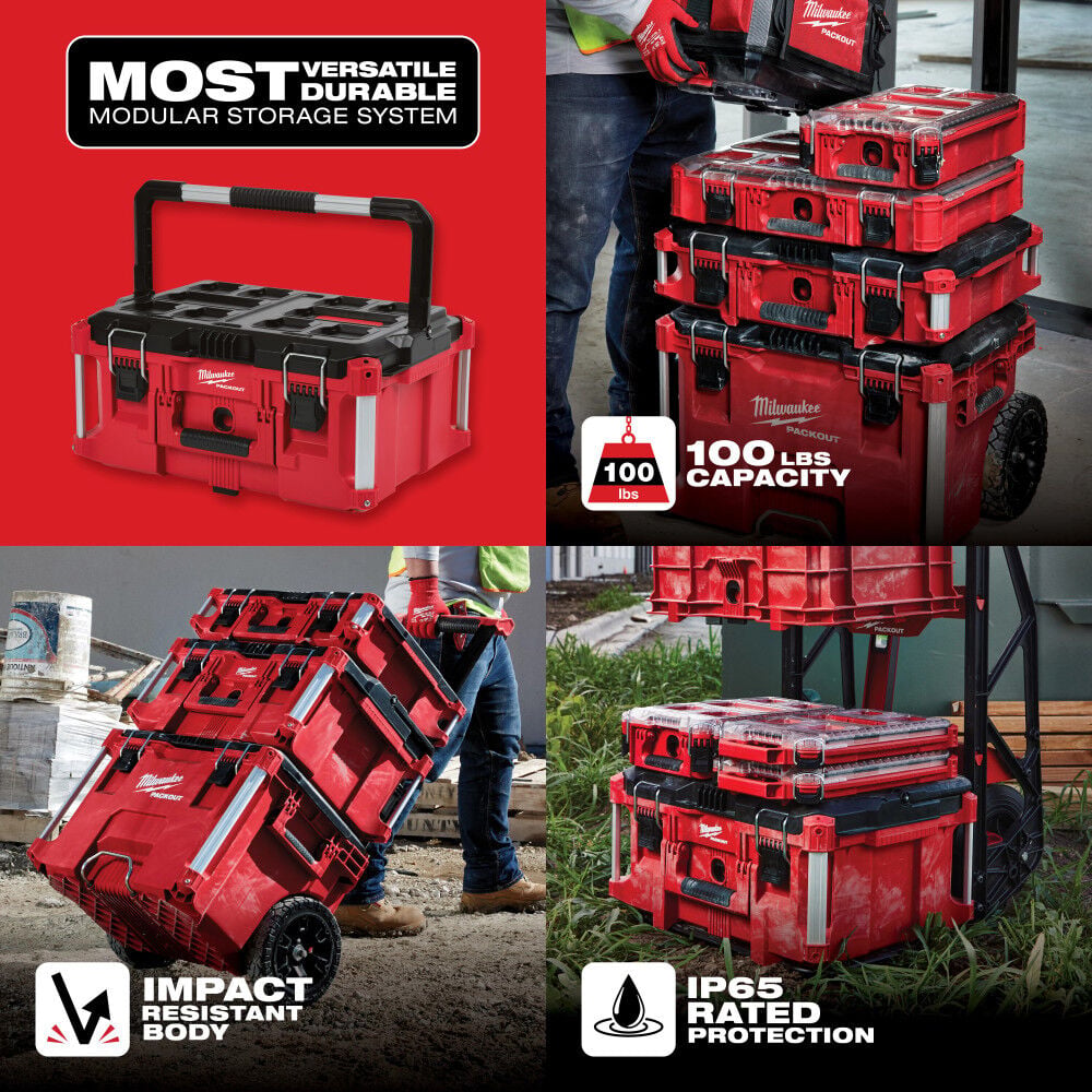 Milwaukee PACKOUT Large Tool Box, large image number 6