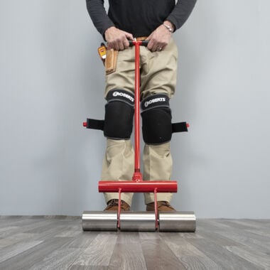 Roberts 75 lb. Vinyl and Linoleum Floor Roller with Transport Wheels, large image number 2