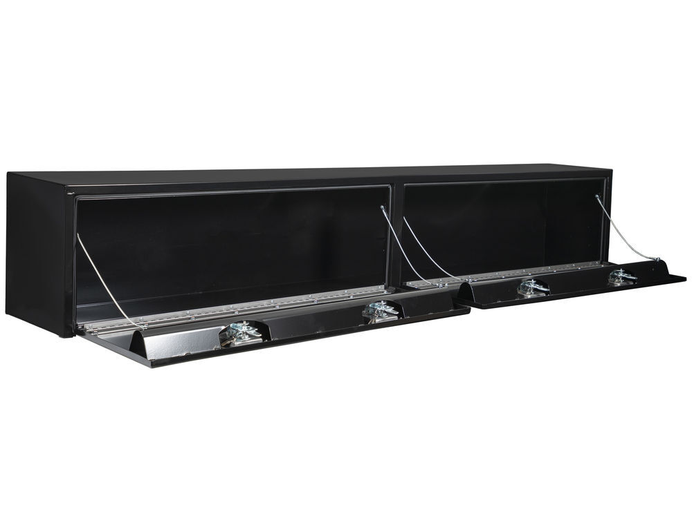 Buyers Products Company 18x16x96 Inch Black Steel Topsider Truck Box, large image number 4