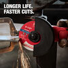 Milwaukee 4-1/2 Inch x .045 Inch x 7/8 Inch Performance+ Metal Cut Off Wheel Type 27, small image number 2