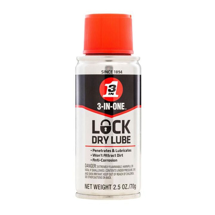 3-In-One Lock Dry Lube 2.5 oz