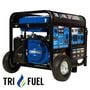 Duromax Generator with CO Alert 13000Watt 500cc Tri Fuel Gas Propane Natural Gas Portable