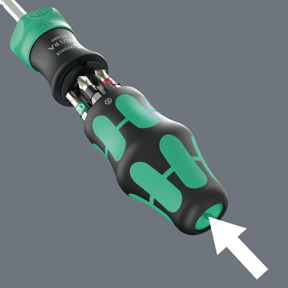 Wera Tools Kompakt 28 RA 1 Kraftform Screwdriver Bit Set with Pouch, 6 Pieces, large image number 5