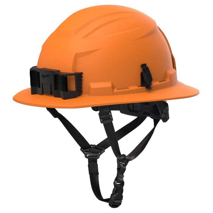 Milwaukee BOLT Full Brim Non-Vented Safety Helmet  Type 2, Class E, Orange