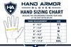 Hand Armor Premium Goatskin Trigger Finger Glove Black and White Medium, small image number 2