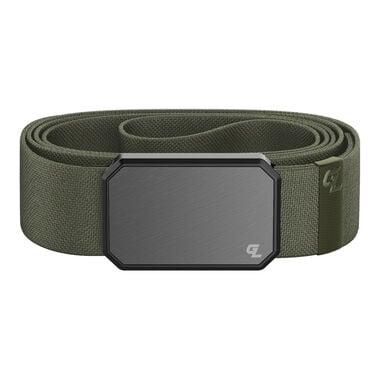 Groove Life Olive Belt with Gun Metal Magnetic Buckle