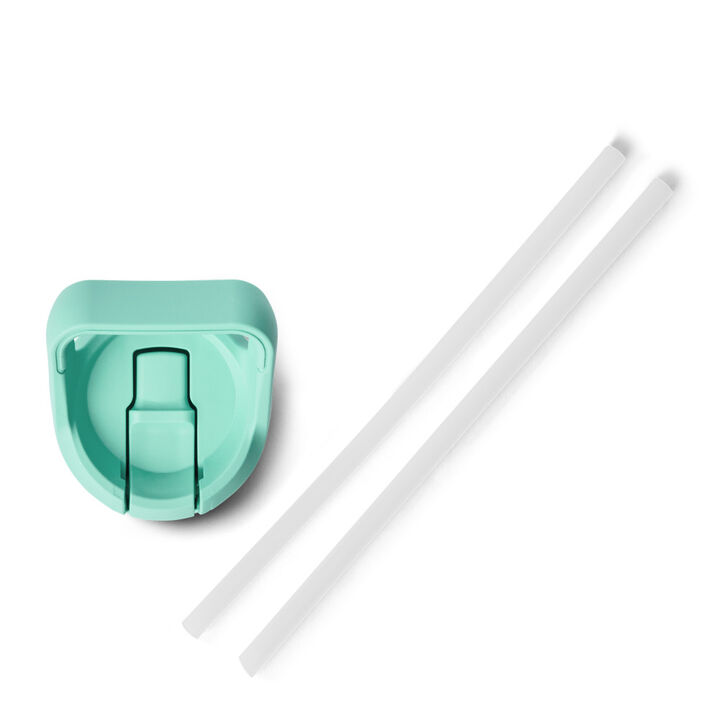 Yeti Rambler Water Bottle Straw Cap Seafoam