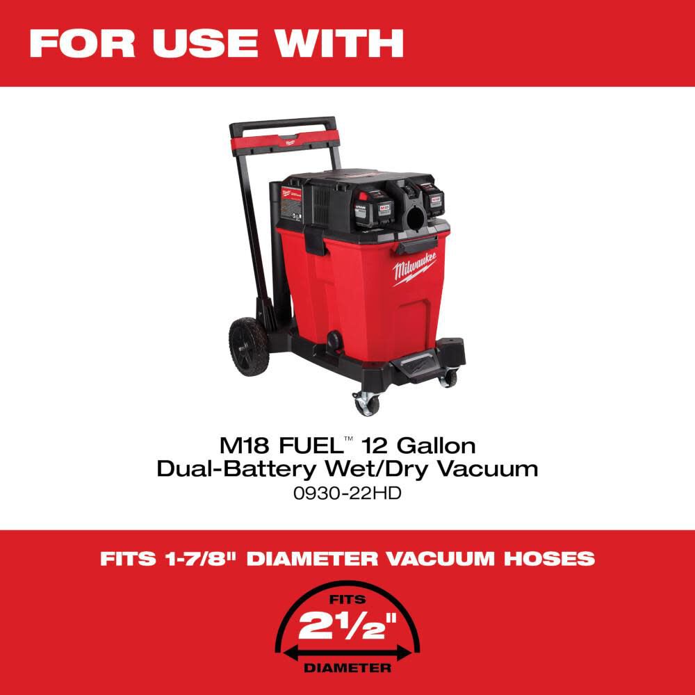Milwaukee 2 1/2inch Dust Extraction Adaptor Kit, large image number 2