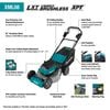 Makita 18V X2 (36V) LXT LithiumIon Brushless Cordless 21in Self Propelled Lawn Mower Kit with 4 Batteries (5.0Ah), small image number 3