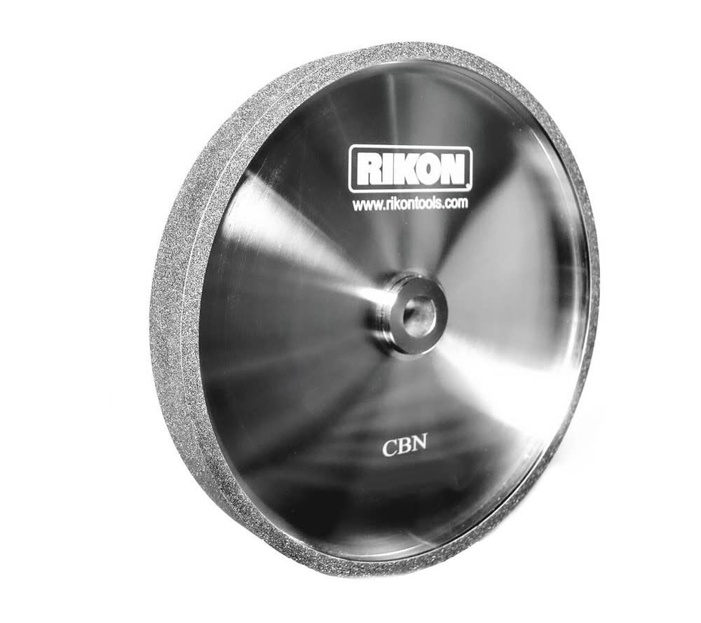 RIKON PRO Grinding Wheel 8 Inch x 1 Inch CBN 350 Grit 5/8 Inch Arbor, large image number 1