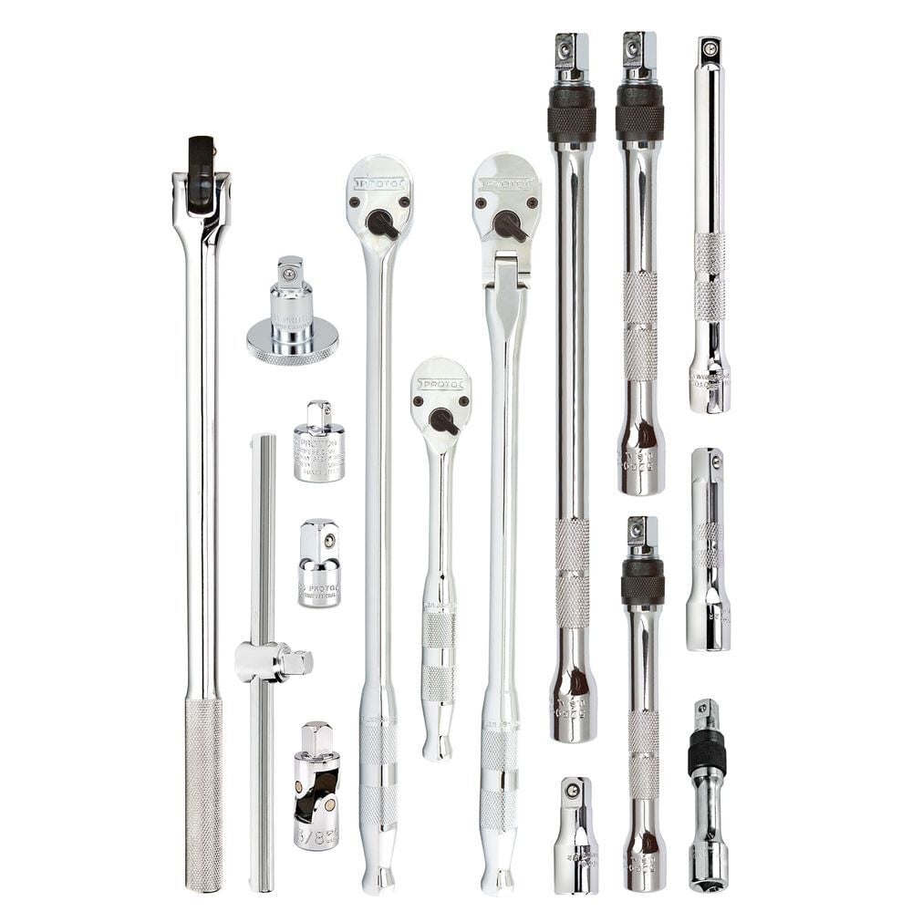 Proto 16 Piece 3/8 in Drive Tools and Accessories Set, large image number 1