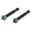 Metabo HPT 18V MultiVolt Cordless Triple Hammer Bolt Impact Driver & 2pk Magnetic Driver Bits No. 2 Square Bundle, small image number 2