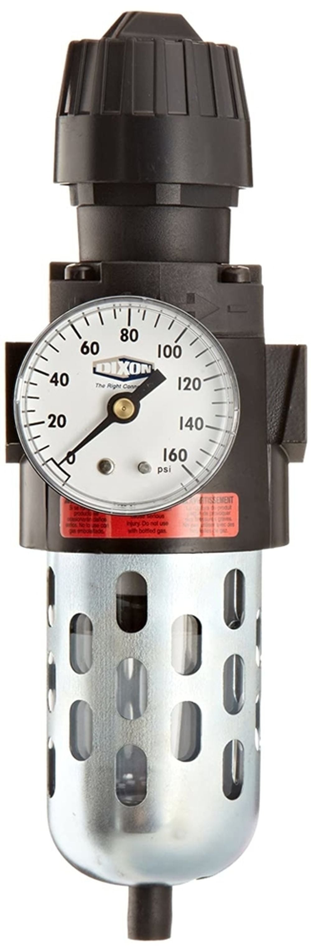Dixon Valve and Coupling CB6 Compact Filter/Regulator Manual Transparent Bowl with Guard 70 SCFM 1/2in, large image number 2