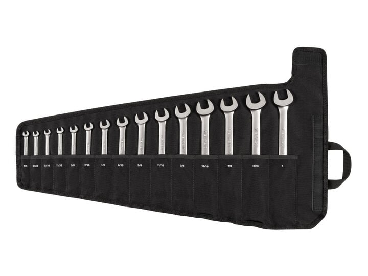 Tekton Flex Head Ratcheting Combination Wrench Set, 15 Piece 1/4-1 Inch