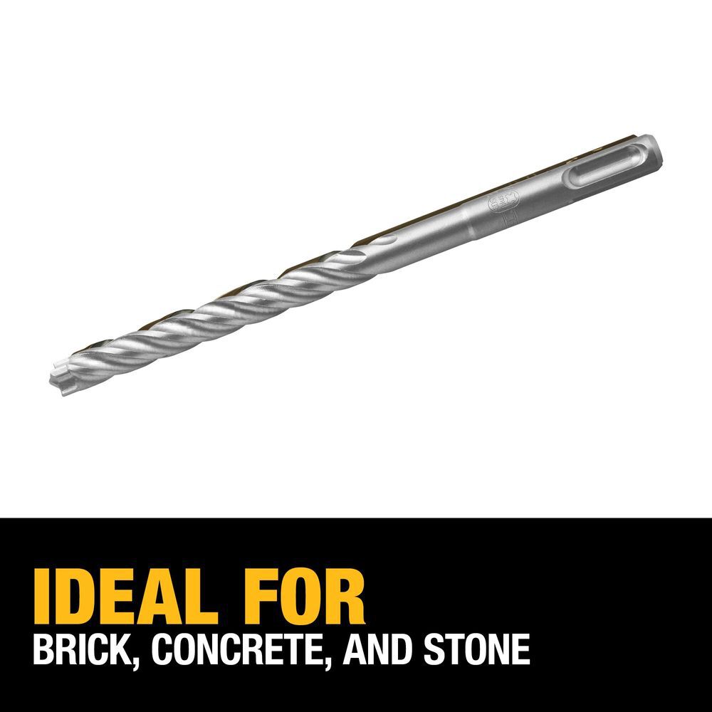 DEWALT 3/8 in x 4 in x 6 1/2 in Solid Carbide SDS Plus Hammer Drill Bit, large image number 3