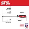 Milwaukee 3/8 Inch Slotted 8 Inch Cushion Grip Demolition Screwdriver, small image number 3