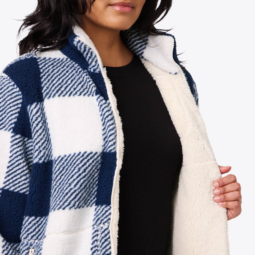 Mobile Warming Women's Sherpa Printed Long Jacket, large image number 5