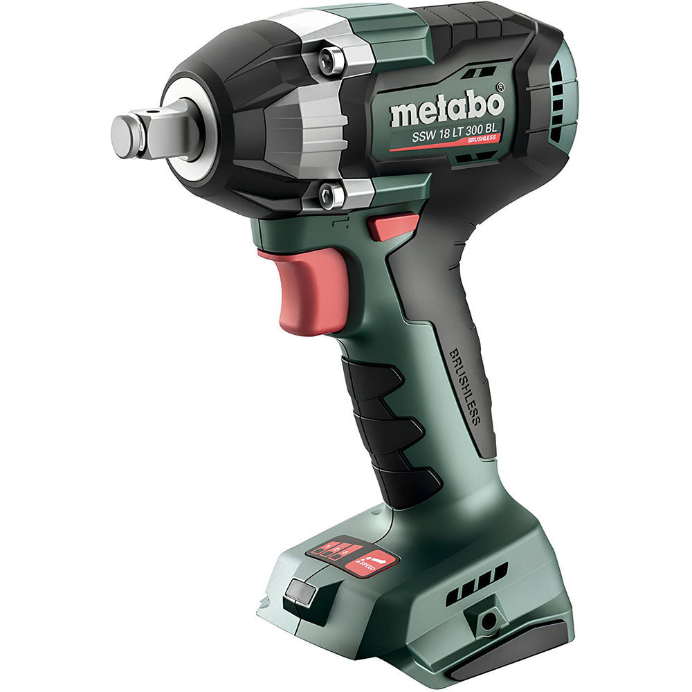 Metabo SSW 18 LT 300 BL 18V 1/2in Square Impact Wrench (Bare Tool), large image number 1