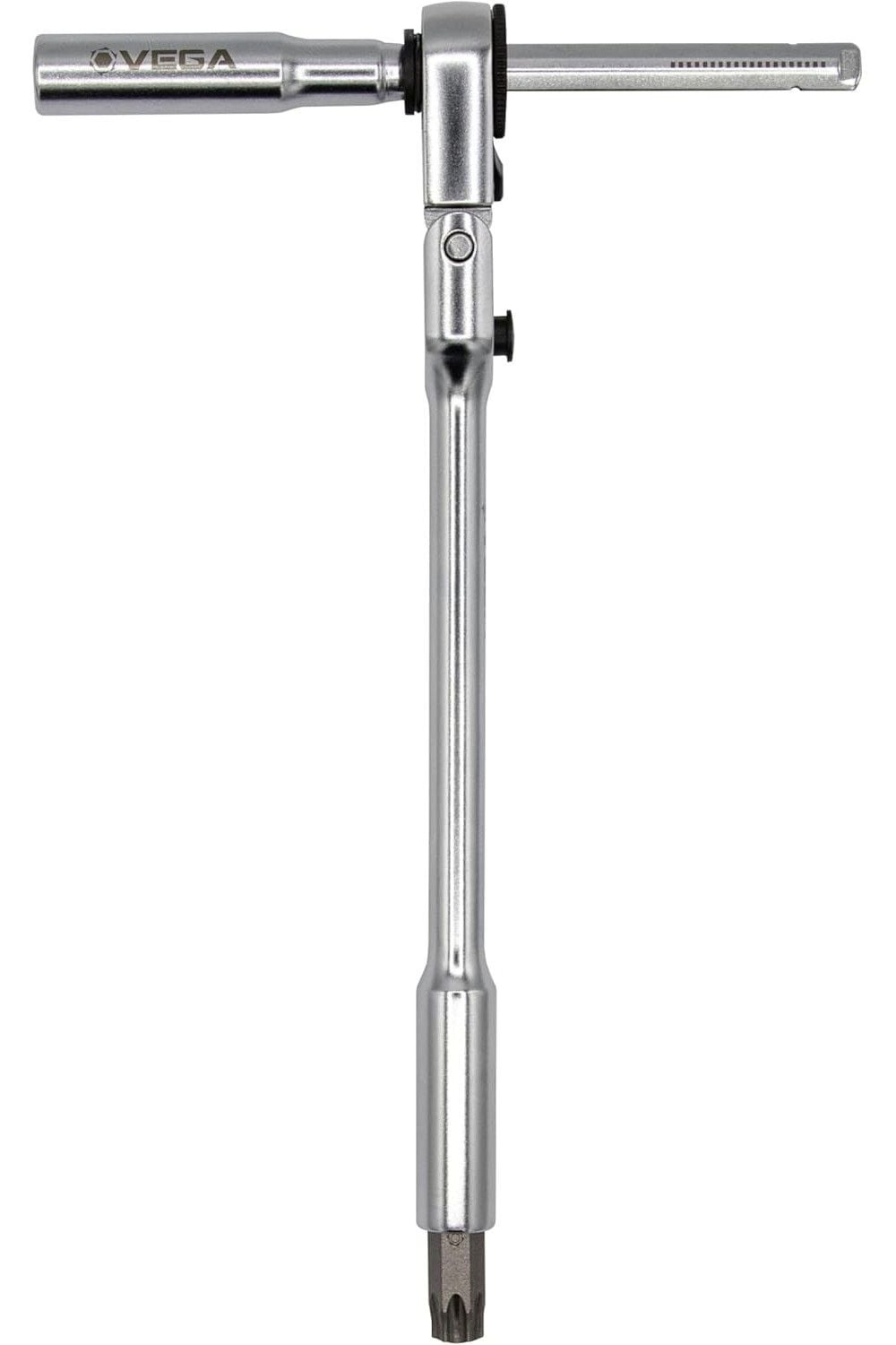 Vega 1/4 Inch Dual Drive Mag Bit Ratchet x 6 Inch with Extension Bar, large image number 3