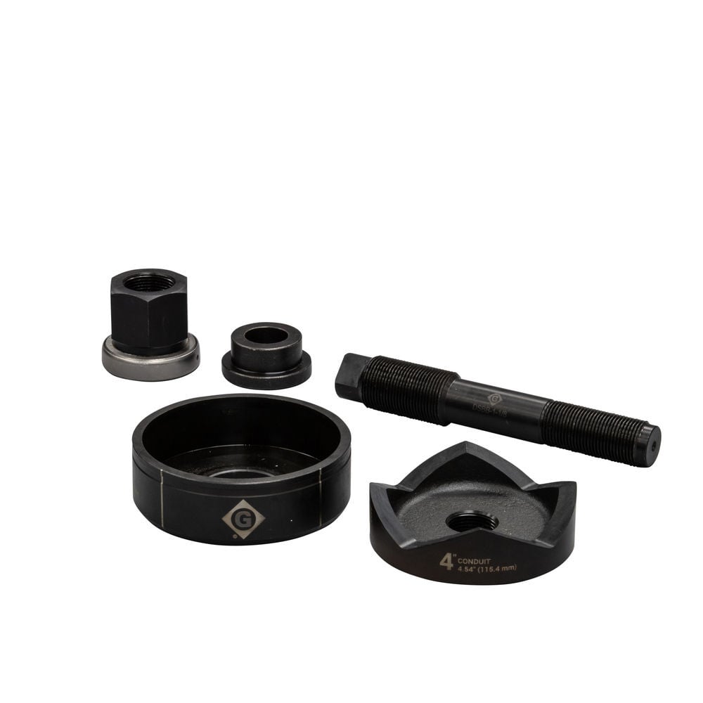 Greenlee 4 Inch Conduit Manual Knockout Set, large image number 2