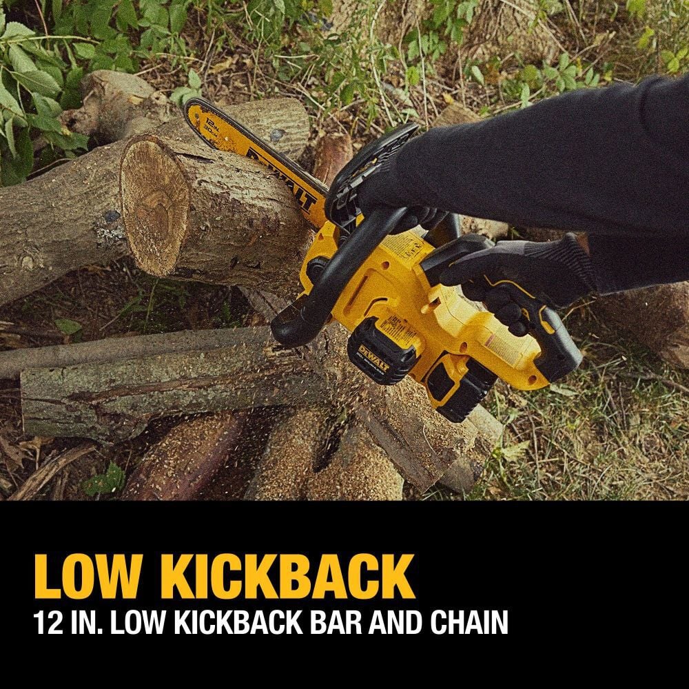 DEWALT 20V MAX Compact 12 Inch Brushless Cordless Chainsaw Kit, large image number 4