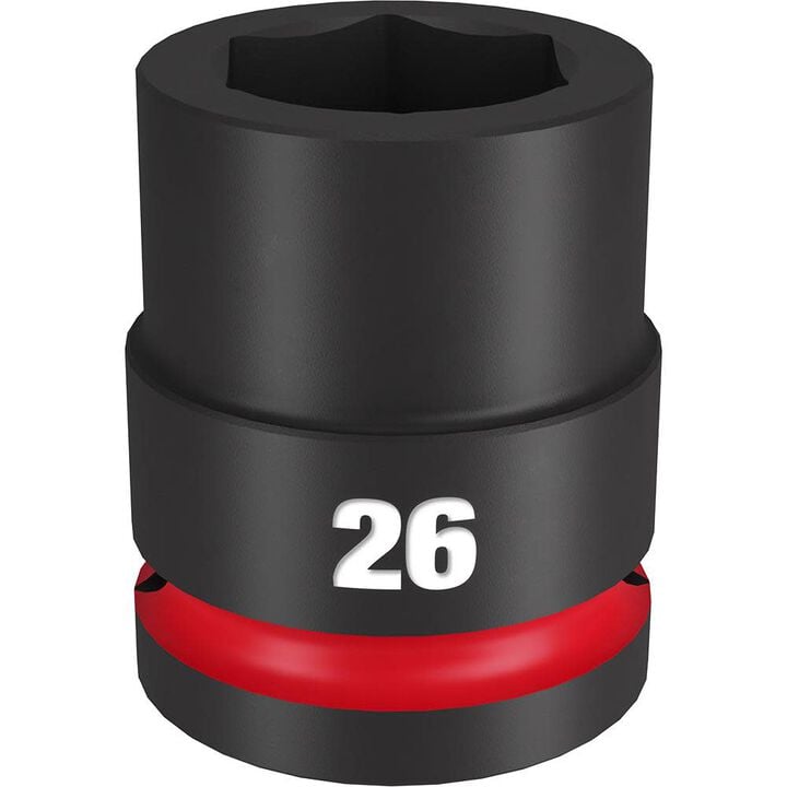 Milwaukee Impact Socket 3/4in Drive 26mm Standard 6 Point, large image number 0