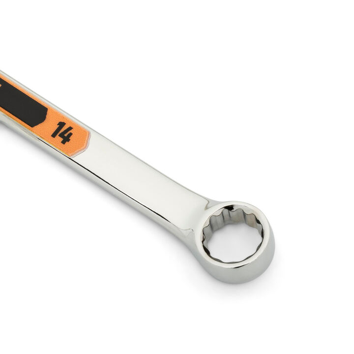 GEARWRENCH 14mm 12 Point Hi-Viz Long Pattern Combination Wrench, large image number 3