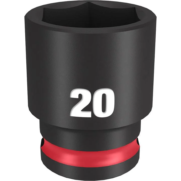 Milwaukee Impact Socket 3/8Drive 20mm Standard 6 Point