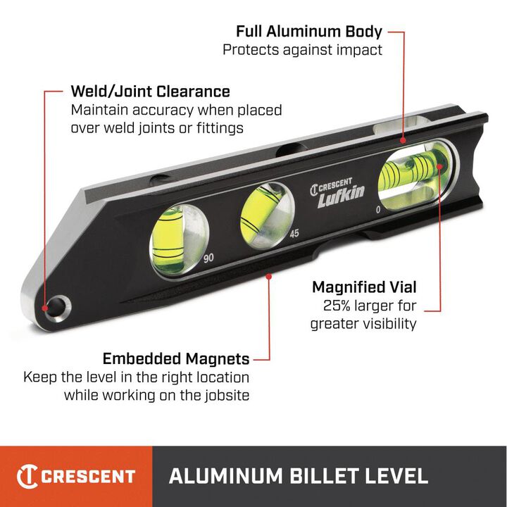 Crescent Lufkin Aluminum Billet Level, large image number 3