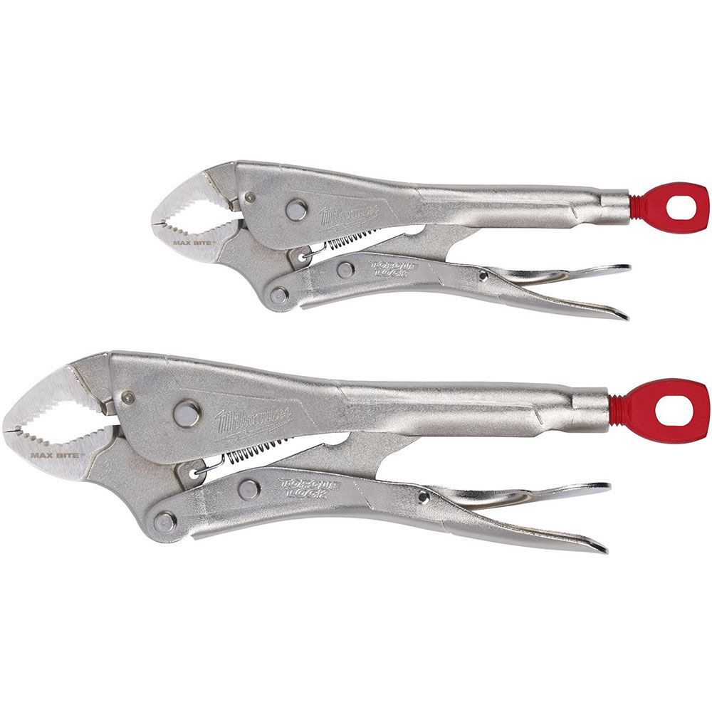 Milwaukee 7inch & 10inch Maxbite TORQUE LOCK Locking Pliers 2pc Set, large image number 1