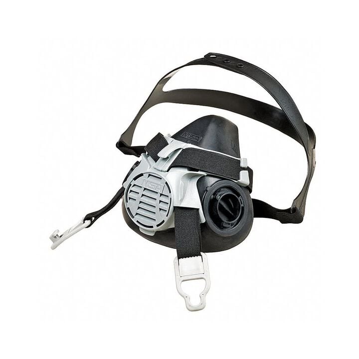 MSA Safety Works Advantage 420 Half-Mask Respirator Assembly, Black, Small