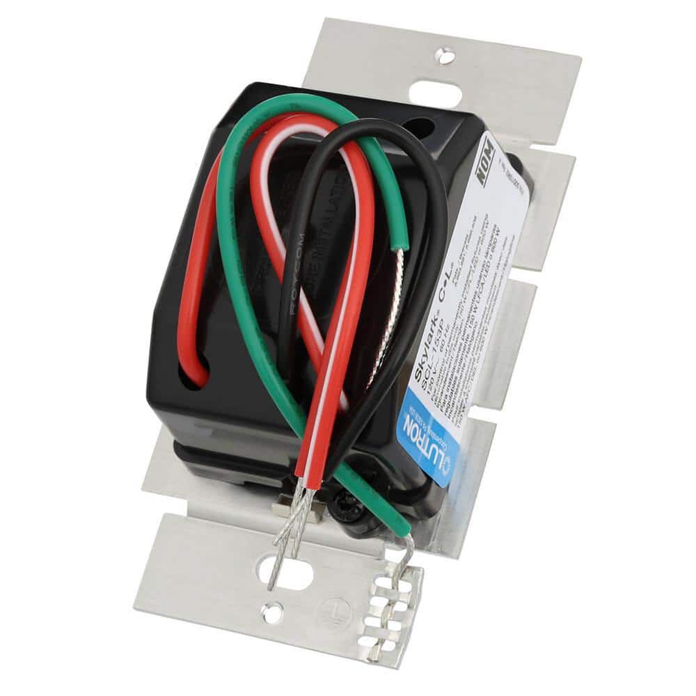 Lutron Skylark LED+ 120V 150W Gloss Ivory 3-Way Dimmer W/Rocker Switch, large image number 5