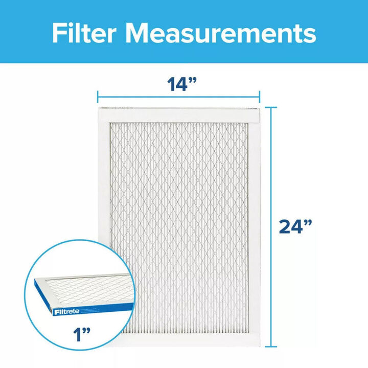 3M Filtrete 14 x 24 x 1-Inch 1900 MPR MERV 13 Allergen Defense Furnace Air Filter, 4-Pack, large image number 2