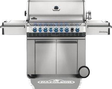 Napoleon Prestige PRO 665 Propane Gas Grill with Infrared Rear and Side Burners Stainless Steel
