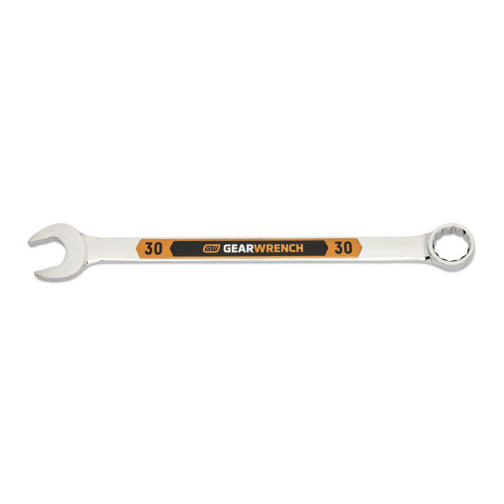 GEARWRENCH 30mm 12 Point Hi-Viz Long Pattern Combination Wrench, large image number 0