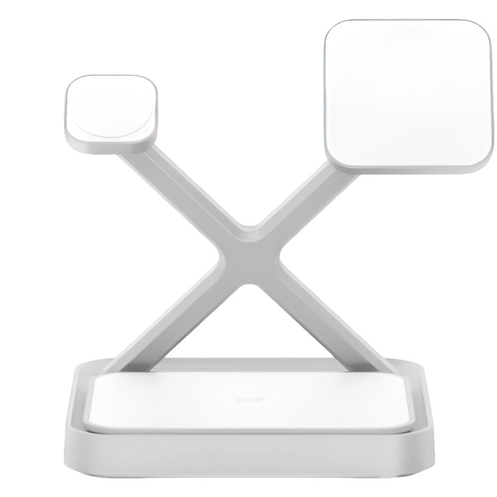 Noco 3-In-1 Qi2 15W Wireless Charging Stand Silver, large image number 1
