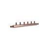 Sharkbite 1/2in T x 3/4in D Crimp Copper 6 Port Manifold Tee, small image number 1