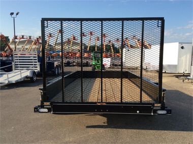 Doolittle Trailer Mfg Steel Sided Open Utility Trailer 14'x84in Tandem Axle HD Pro Toolbox, large image number 4