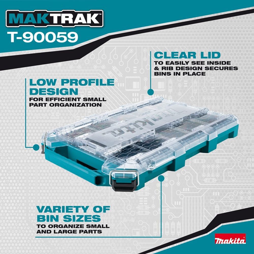 Makita MAKTRAK Low-Profile Medium Organizer, large image number 2