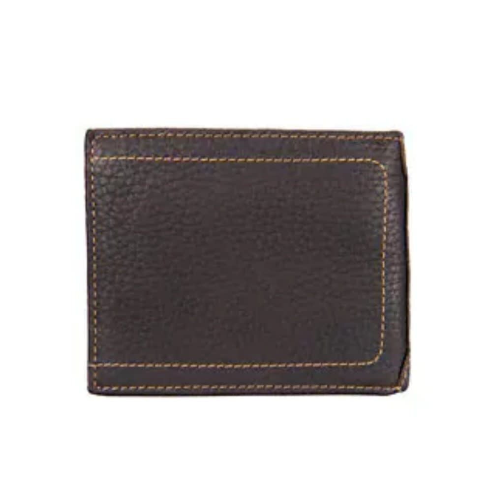 Carhartt Dark Brown Pebble Leather Passcase Wallet, large image number 1