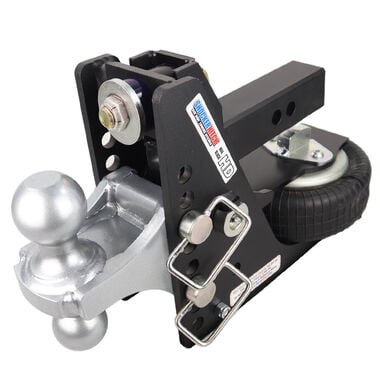 Shocker Hitch HD 20K Max Black 2in Receiver Hitch & Silver Combo Ball Mount with 2in & 2-5/16in Hitch Balls