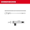 Milwaukee 1/2inch Drive 18inch Flex Head Ratchet, small image number 5
