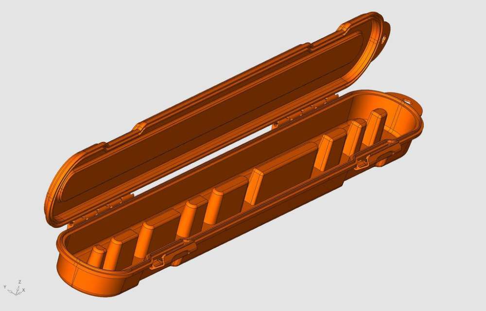 Chain Locker Chainsaw Chain Storage Case Orange, large image number 2