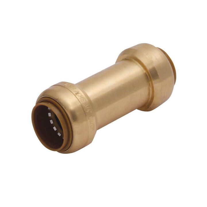 Sharkbite 3/4in D x 3/4in D Brass Spring Loaded Check Valve, large image number 1
