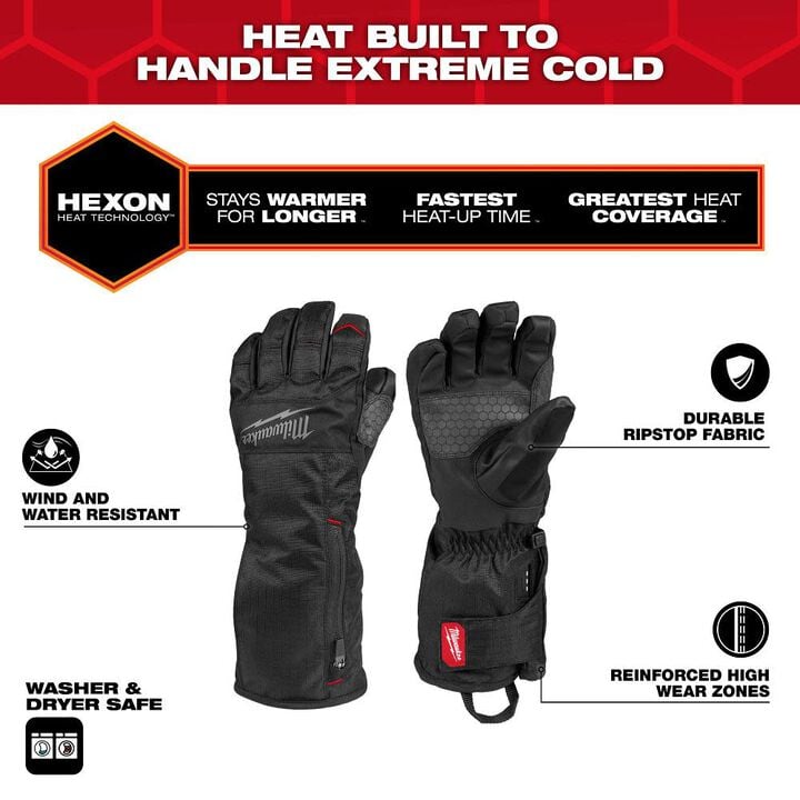 Milwaukee Heated Winter Gloves, large image number 1