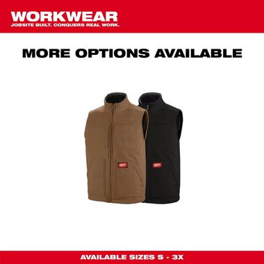Milwaukee Heavy Duty Sherpa Lined Vest, large image number 9
