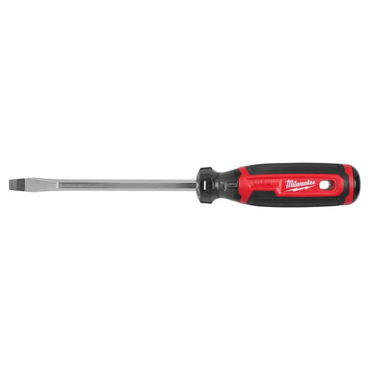 Milwaukee 5/16 Inch Slotted 6 Inch Cushion Grip Screwdriver (USA)