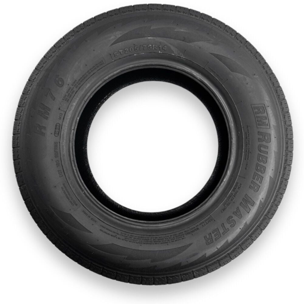 Rubbermaster RM76 ST205/75R14 6P ST Radial Trailer Tire - Tire Only, large image number 1